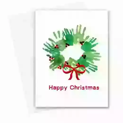 Christmas Wreath Card